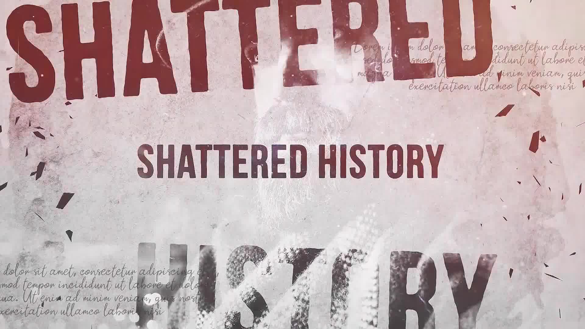 Shattered History Videohive 24507465 Premiere Pro Image 12