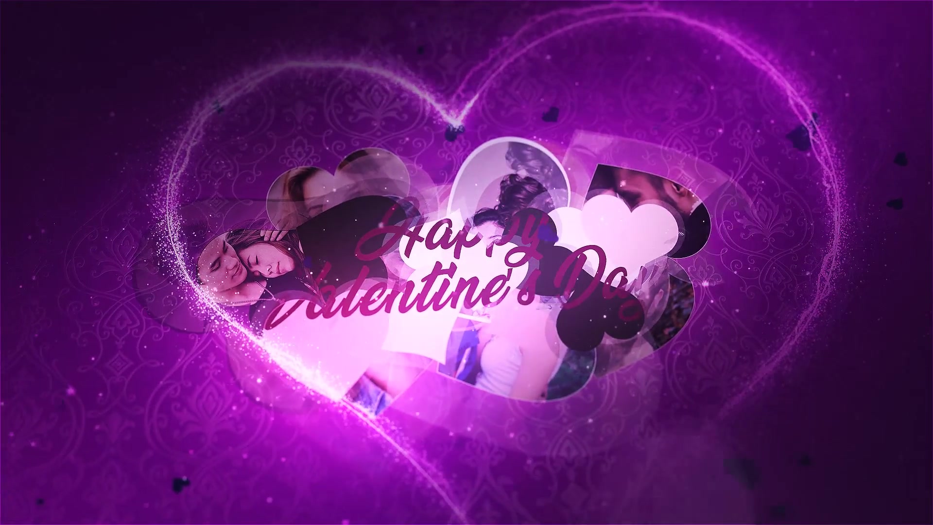 Shining Hearts Romantic Logo Reveal Videohive 23218747 After Effects Image 3