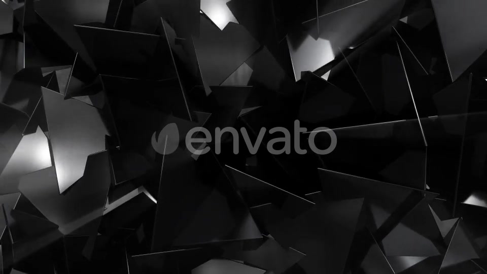 Shiny Black Triangles - Download Videohive 21624504