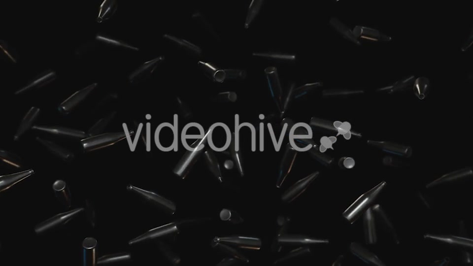 Shiny Floating Bottles Against a Dark Background - Download Videohive 20290305