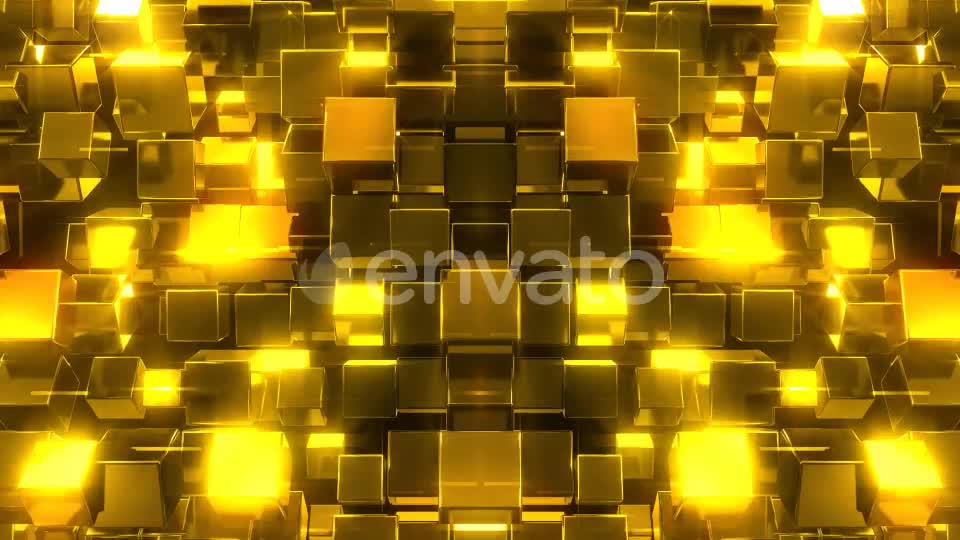 Shiny Golden Cubes 2 - Download Videohive 21976623