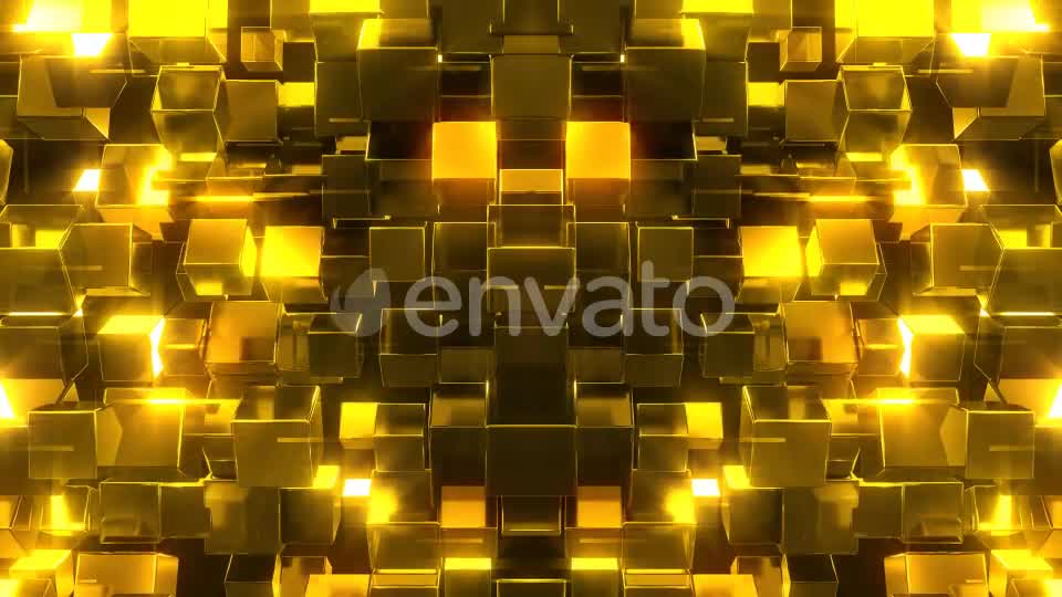 Shiny Golden Cubes 2 - Download Videohive 21976623