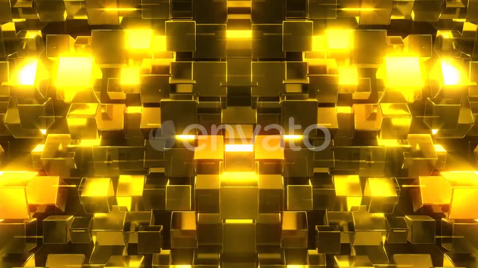 Shiny Golden Cubes 2 - Download Videohive 21976623