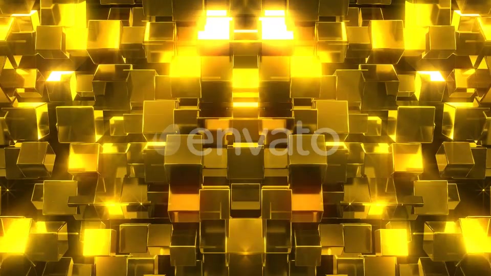 Shiny Golden Cubes 2 - Download Videohive 21976623