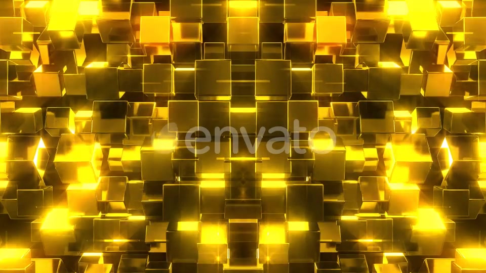 Shiny Golden Cubes 2 - Download Videohive 21976623