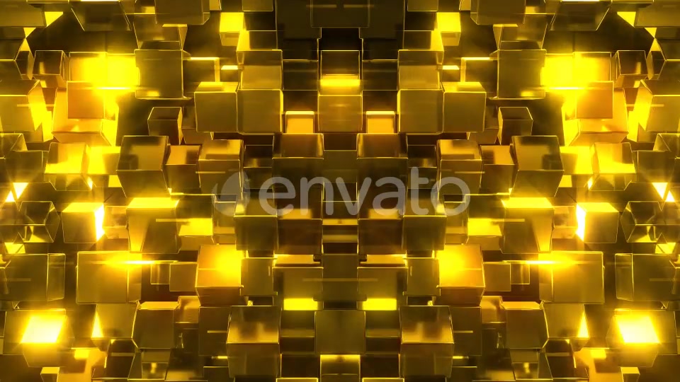 Shiny Golden Cubes 2 - Download Videohive 21976623