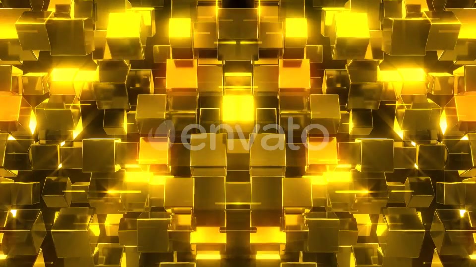 Shiny Golden Cubes 2 - Download Videohive 21976623