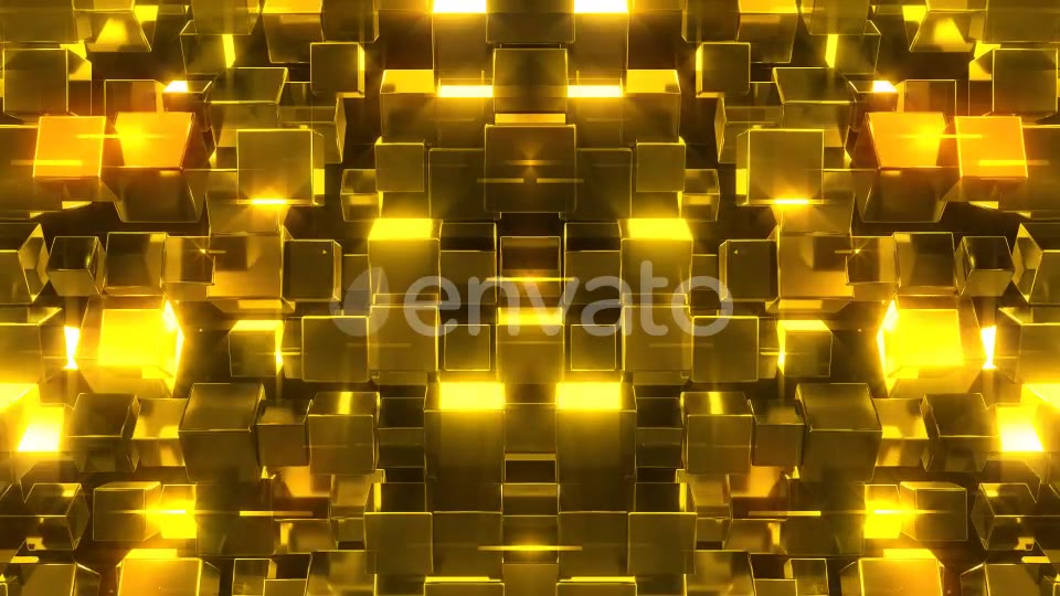 Shiny Golden Cubes 2 - Download Videohive 21976623