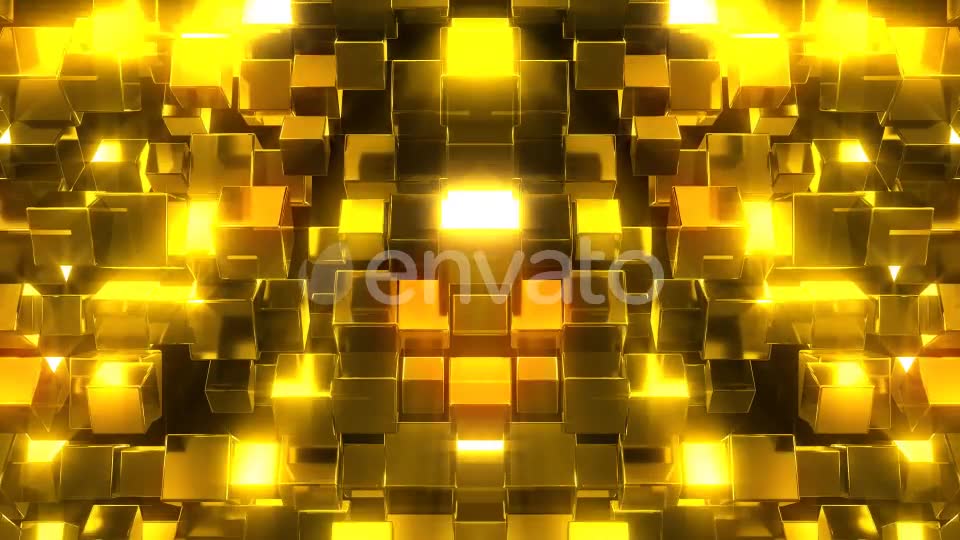 Shiny Golden Cubes 2 - Download Videohive 21976623