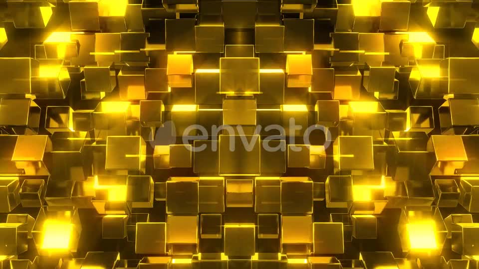 Shiny Golden Cubes 2 - Download Videohive 21976623