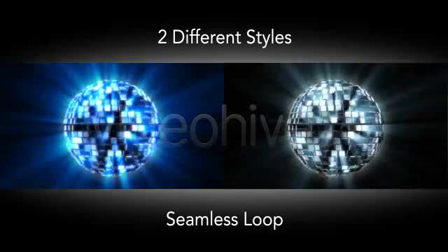 Shiny Mirror Disco Ball Spinning 2 Styles Loop - Download Videohive 4427249