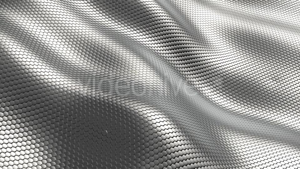 Shiny Silver Hexagons Background - Download Videohive 14312231