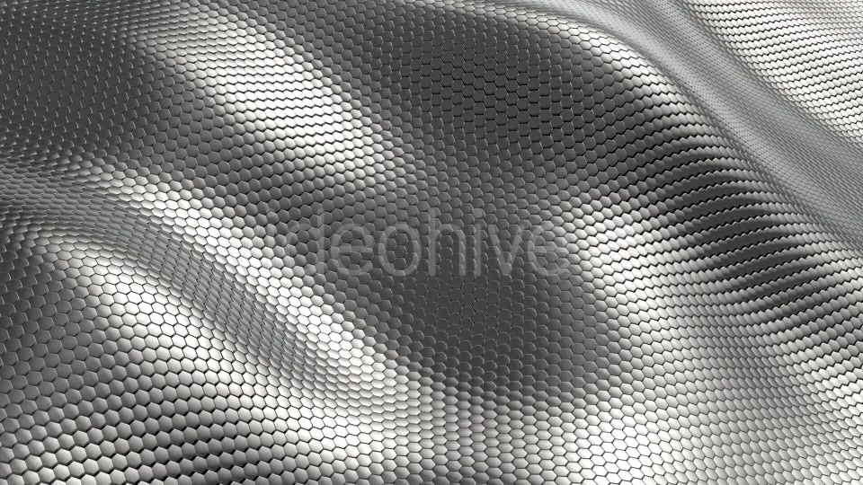 Shiny Silver Hexagons Background - Download Videohive 14312231