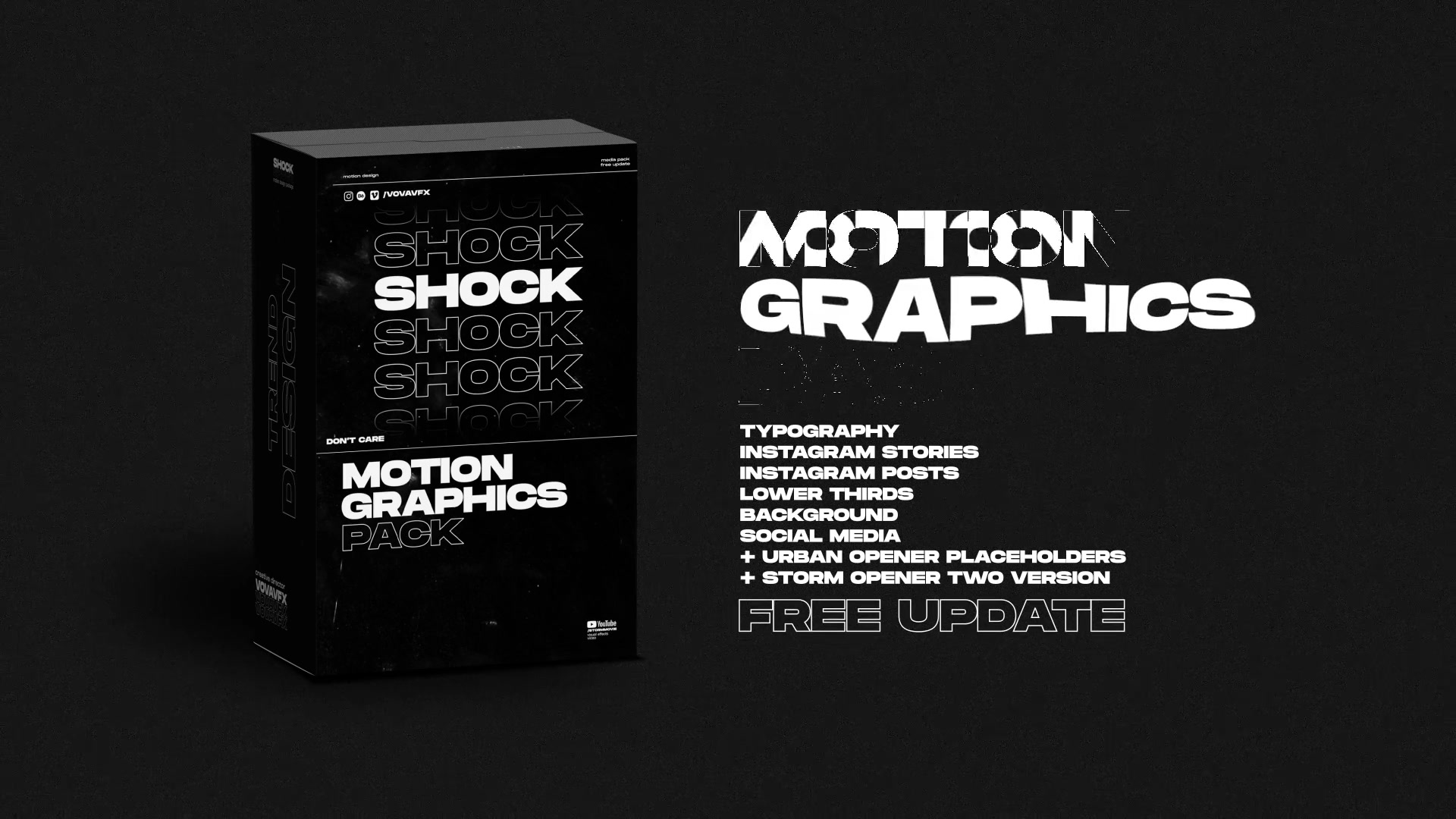 After motion. Videohive Shock. Motion Graphics Pack. SFX Pack for Motion Graphics Design.