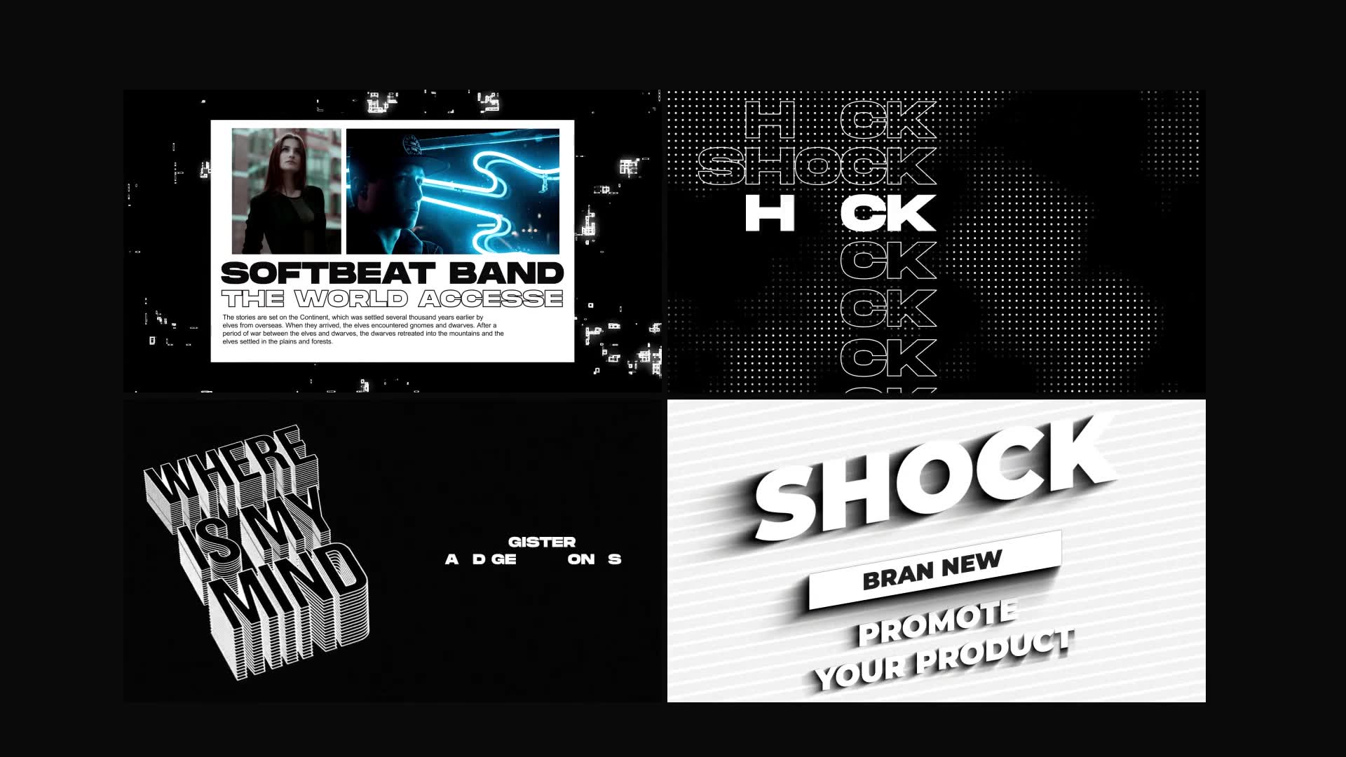 Shock | Motion Graphics Pack Videohive 24181222 After Effects Image 3