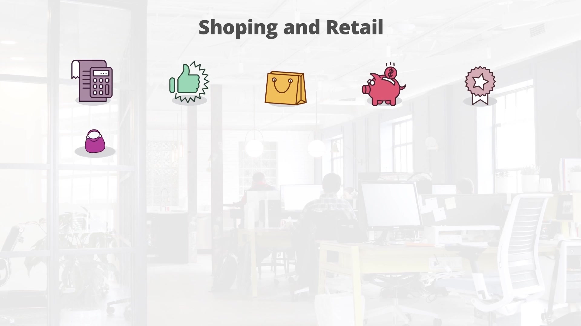 Shoping And Retail Flat Animation Icons (MOGRT) Videohive 23662201 Premiere Pro Image 4