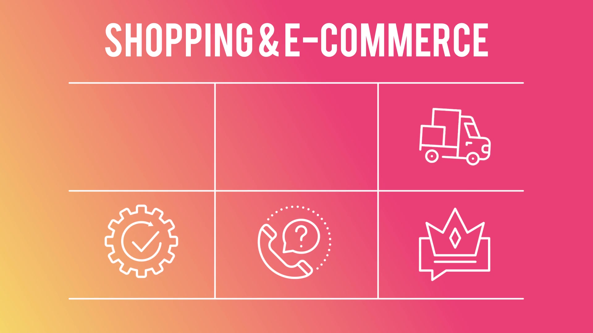 Shopping And Ecommerce 50 Thin Line Icons - Download Videohive 23172172