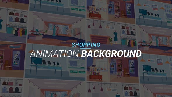 Shopping Animation background - Download 34060956 Videohive