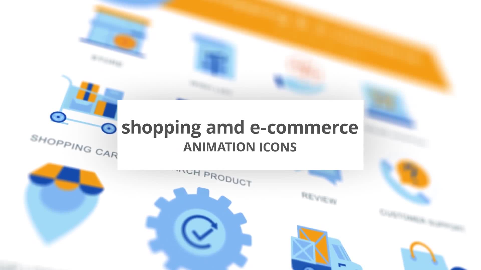 Shopping & E Commerce Animation Icons Videohive 28168378 After Effects Image 1