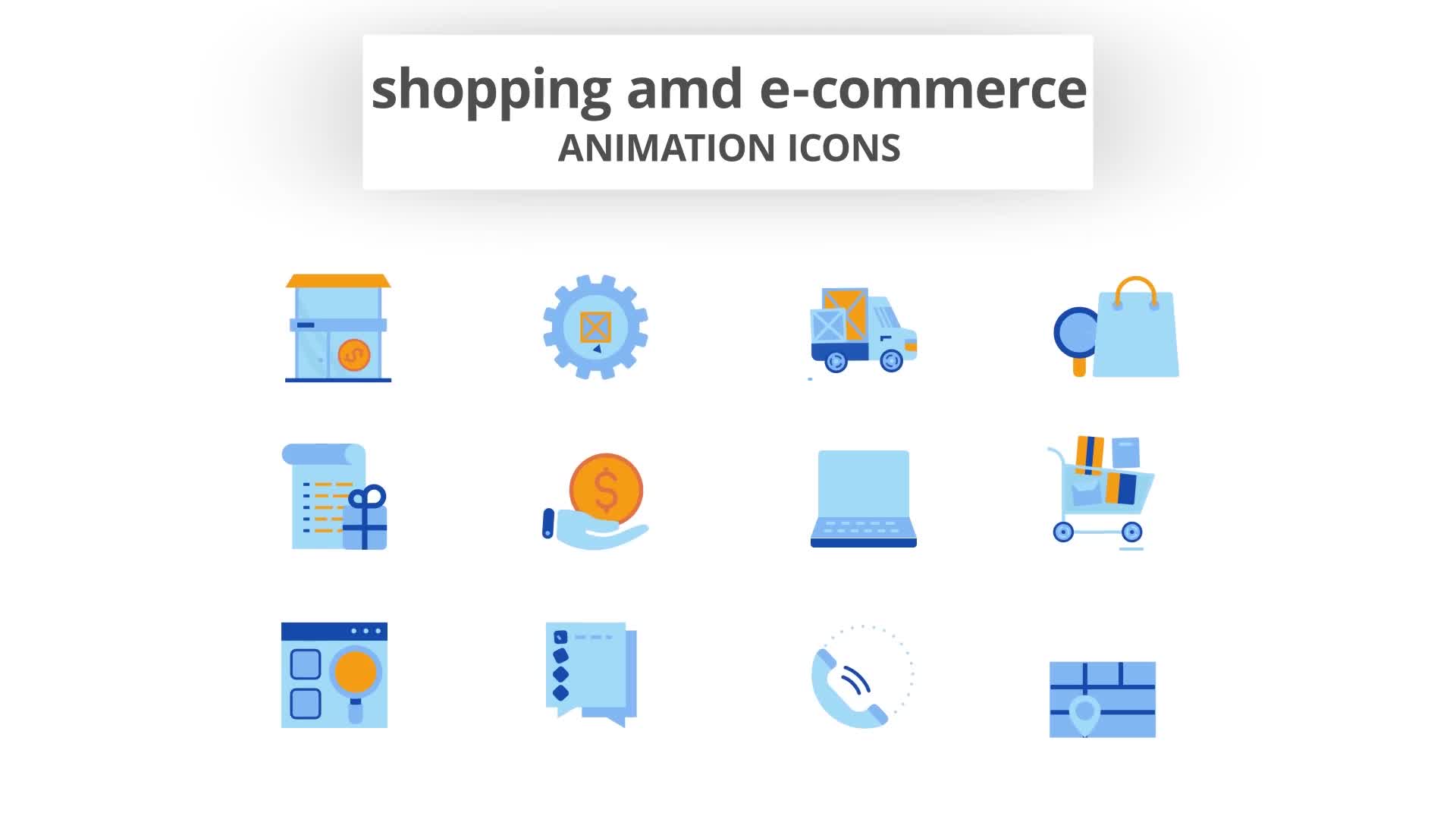 Shopping & E Commerce Animation Icons Videohive 28168378 After Effects Image 10