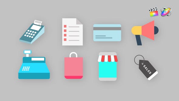 Shopping Icons - Download Videohive 37213075