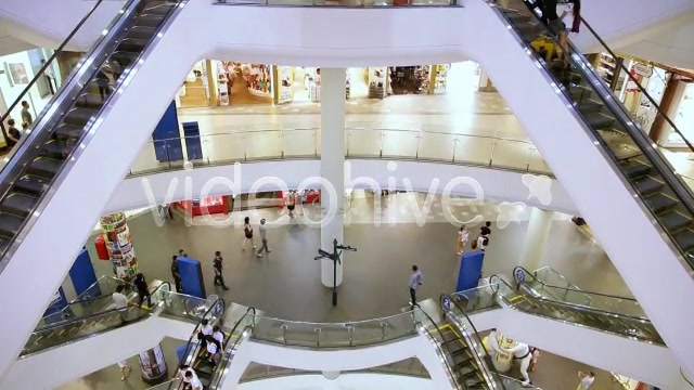 Shopping Mall People Pan Top To Bottom  Videohive 3109296 Stock Footage Image 5