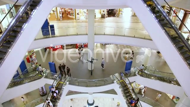 Shopping Mall People Pan Top To Bottom  Videohive 3109296 Stock Footage Image 7