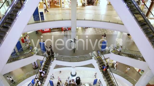 Shopping Mall People Pan Top To Bottom  Videohive 3109296 Stock Footage Image 9