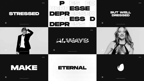 Short Dynamic Opener / Kinetic Typography / Stomp Titles / Fashion Event Promo / Fast Intro - 25281850 Download Videohive