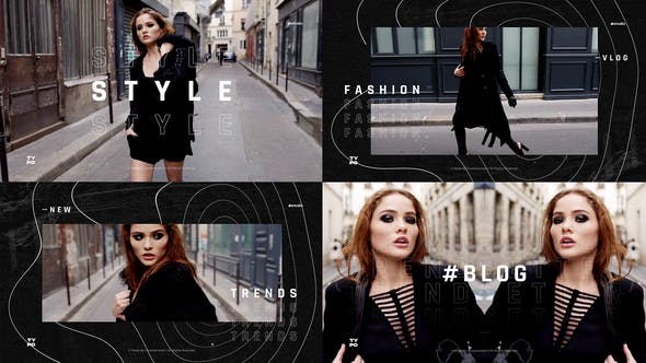 Short Fashion Opener / Fast Typography Promo / Urban Dynamic Vlog Intro / Youtube Channel - Videohive Download 31482680