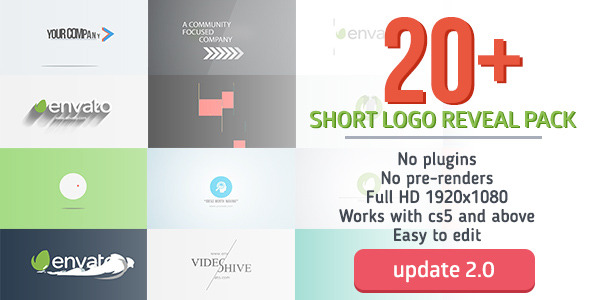 Short Logo Reveal Pack - Download Videohive 11061894