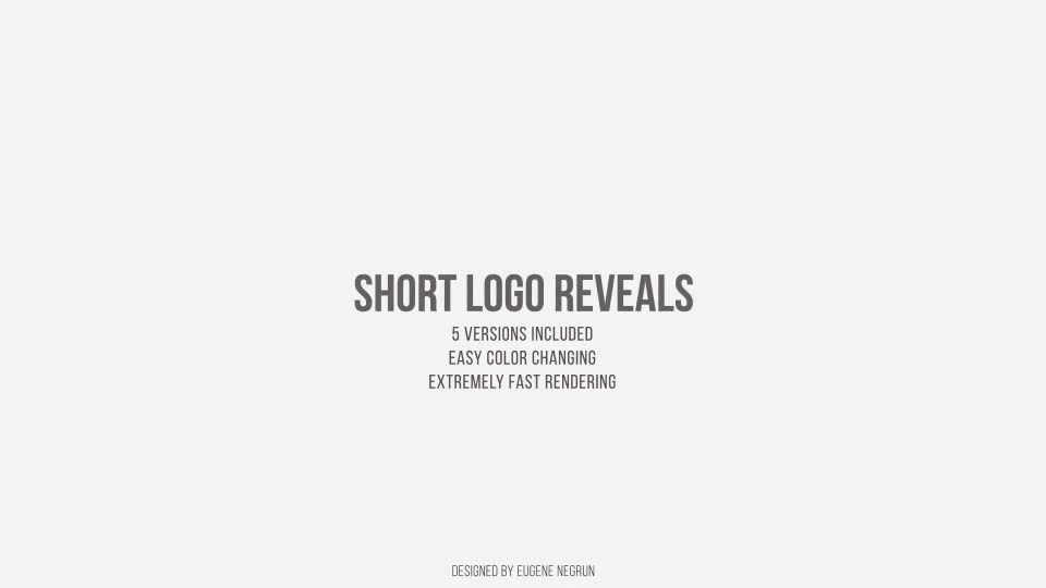Short Logo Reveals Videohive 20960569 After Effects Image 1