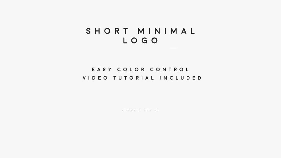 Short Minimal Logo - Download Videohive 18338984