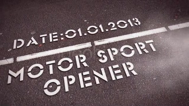 Short Motor Sport Opener Videohive 3801380 After Effects Image 4