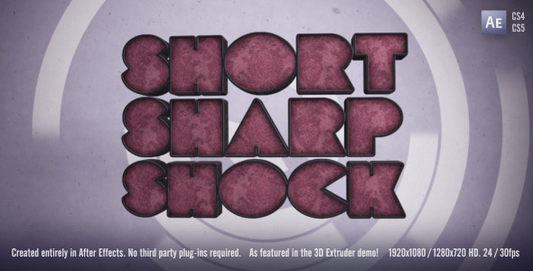 Short Sharp Shock - Download Videohive 308680