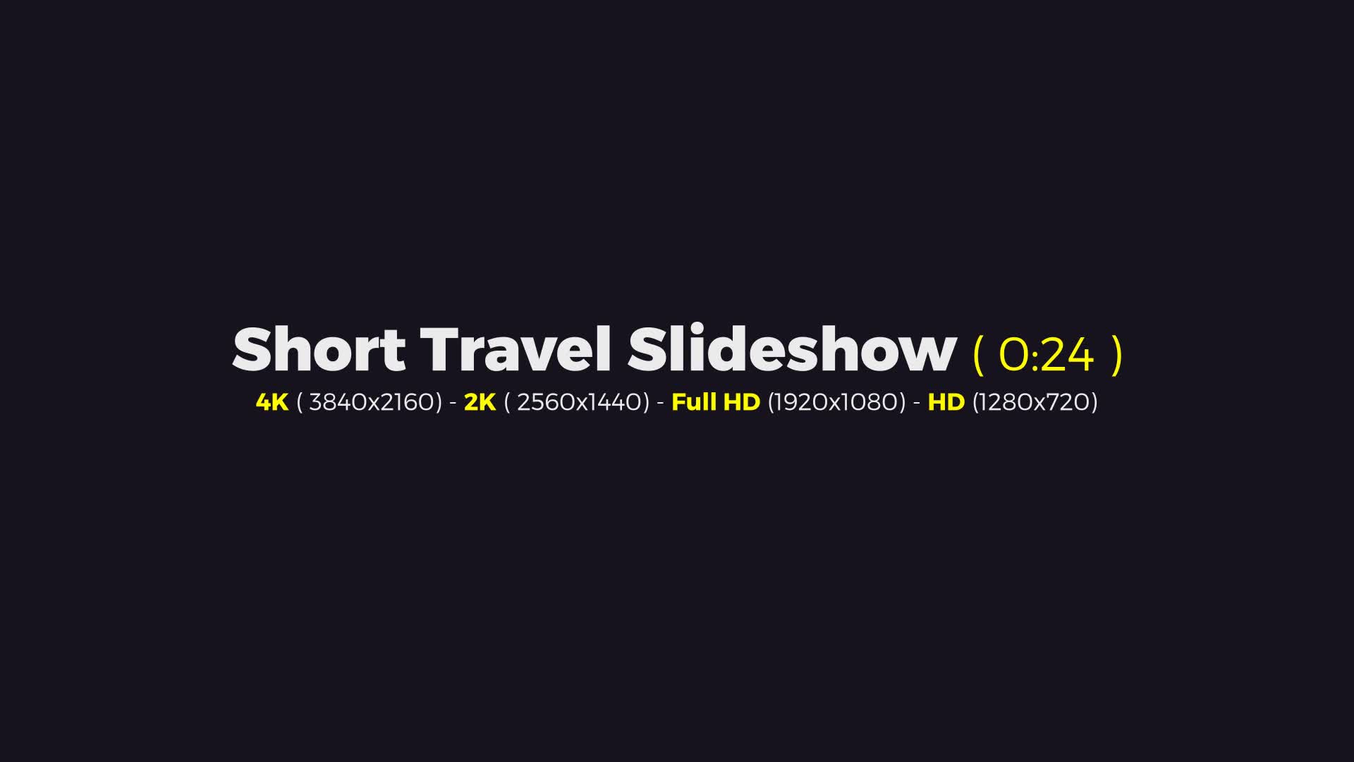 Short Travel Slideshow Videohive 39483777 After Effects Image 1