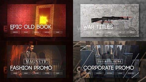 Showreel | Dynamic Promo & Production Montage - Videohive Download 13691661