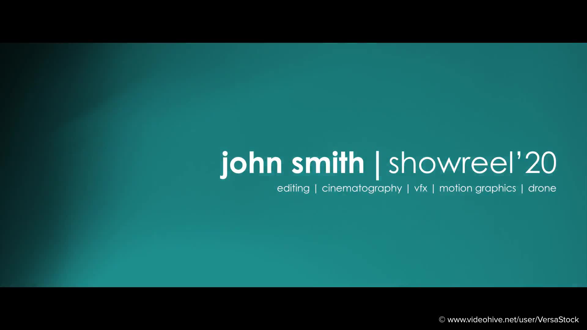 Showreel Montage - Download Videohive 21540561