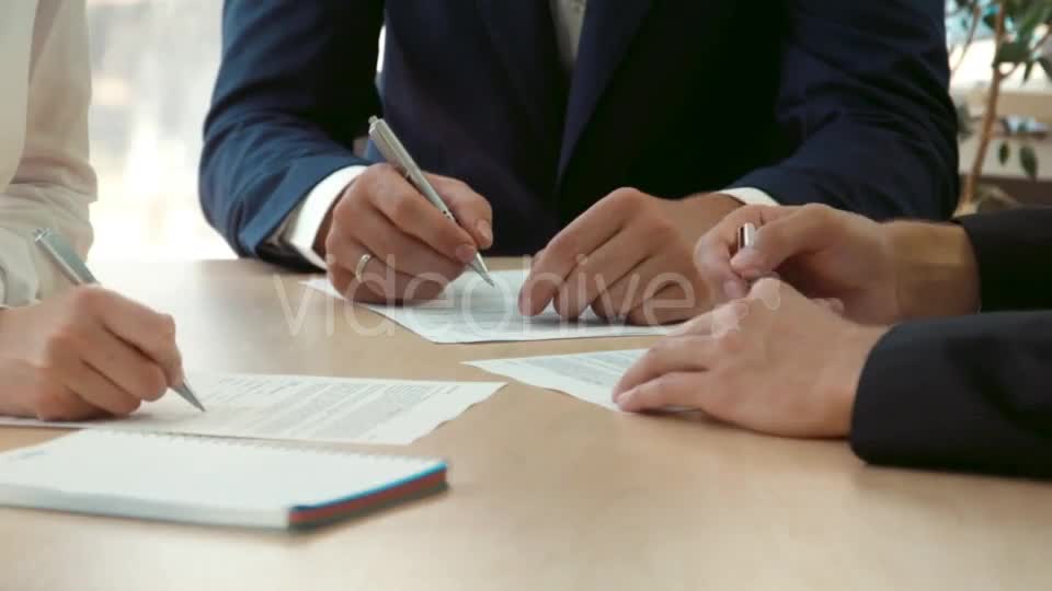 Signing Of Contract  Videohive 12953706 Stock Footage Image 1