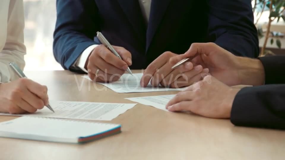 Signing Of Contract  Videohive 12953706 Stock Footage Image 2