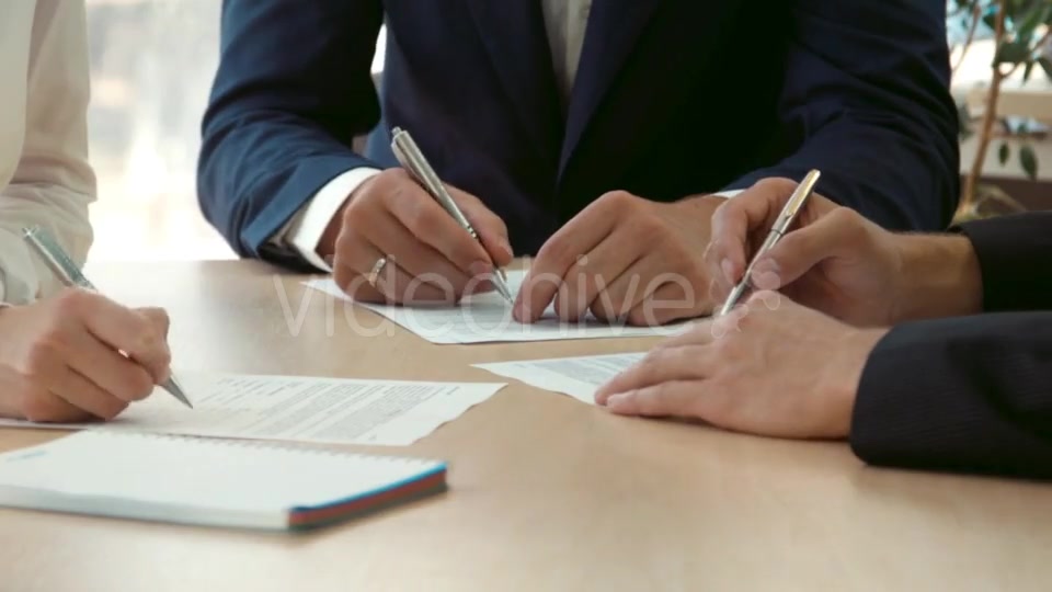 Signing Of Contract  Videohive 12953706 Stock Footage Image 3
