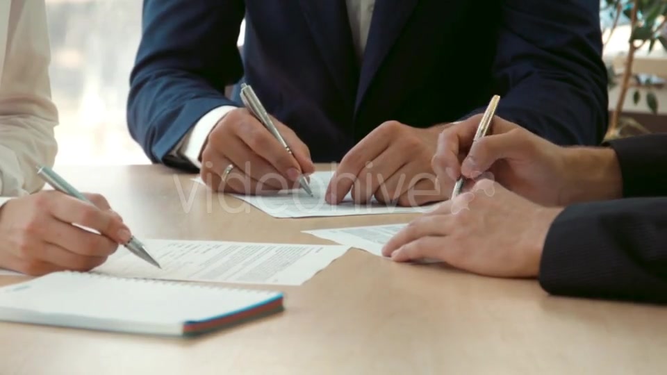 Signing Of Contract  Videohive 12953706 Stock Footage Image 5