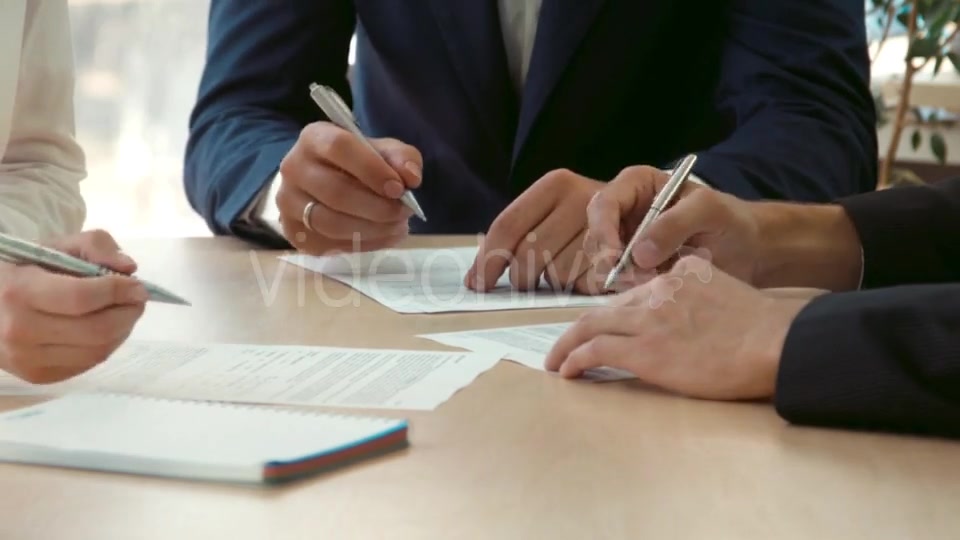 Signing Of Contract  Videohive 12953706 Stock Footage Image 7