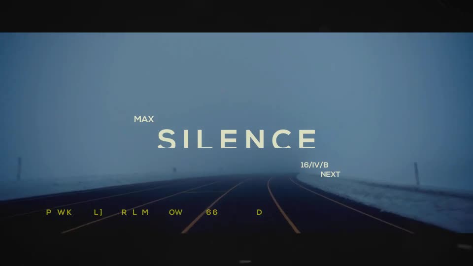 Silence l Opening Titles - Download Videohive 17382135