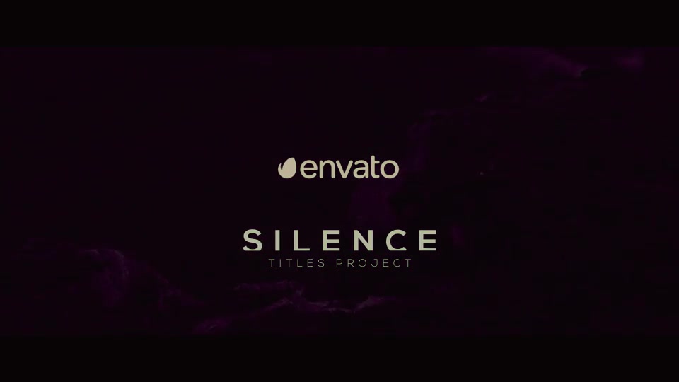 Silence l Opening Titles - Download Videohive 17382135