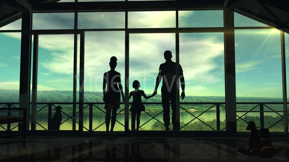 Silhouettes Of A Happy Family - Download Videohive 20248314