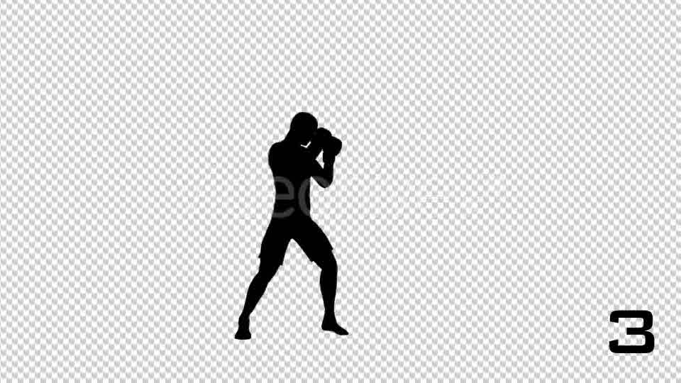 Silhouettes Of Boxer 3 Scene - Download Videohive 20685551