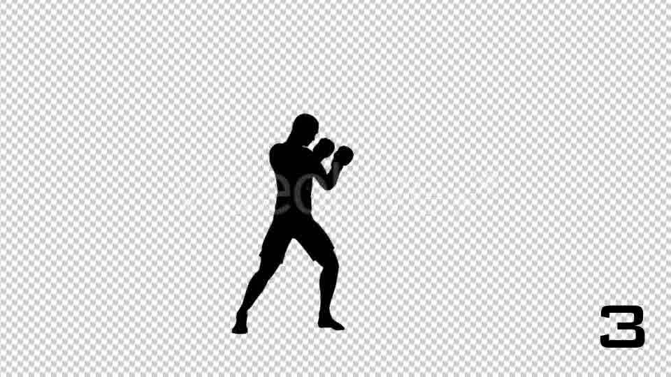 Silhouettes Of Boxer 3 Scene - Download Videohive 20685551