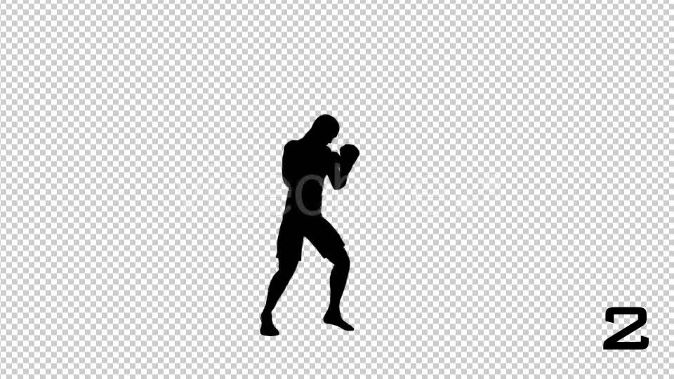 Silhouettes Of Boxer 3 Scene - Download Videohive 20685551