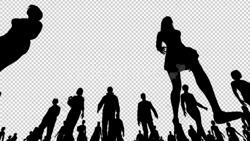 Silhouettes of People Walking - Download Videohive 19580018